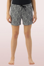 ENAMOR-E062 Square Disty BASIC SHORTS | MID-THIGH LENGTH JERSEY SHORTS WITH POCKETS
