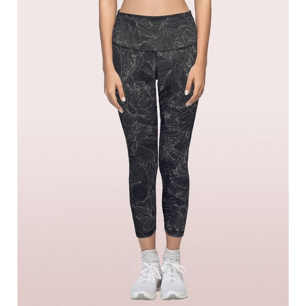 ENAMOR-E040 HUGGED LEGGING | DRY FIT PRINTED LEGGINGS