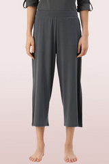 ENAMOR-E064 Blue Night SHOP IN CULOTTE | CROP LENGTH CULOTTE WITH SMART SIDE SLITS