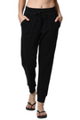 ENAMOR-E066 Black ESSENTIALS COTTON LOUNGE JOGGER