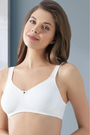 AMANTE BRA78501 Magic Shaper Non Padded Non Wired Support Minimizer White Bra