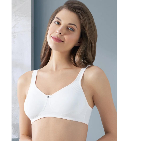 AMANTE BRA78501 Magic Shaper Non Padded Non Wired Support Minimizer White Bra