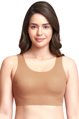 Macaroon AMANTE BRA83501 Skins Support Scoop Neck Bra