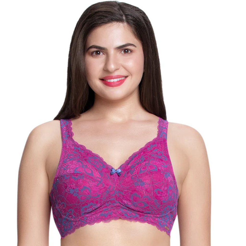 Amante Ultimo Vintage Beauty Padded Wired Full Cover Bra Laced Cloud Pink ( 40C) - F0012C062334C in Bangalore at best price by Lakshmi Textiles -  Justdial