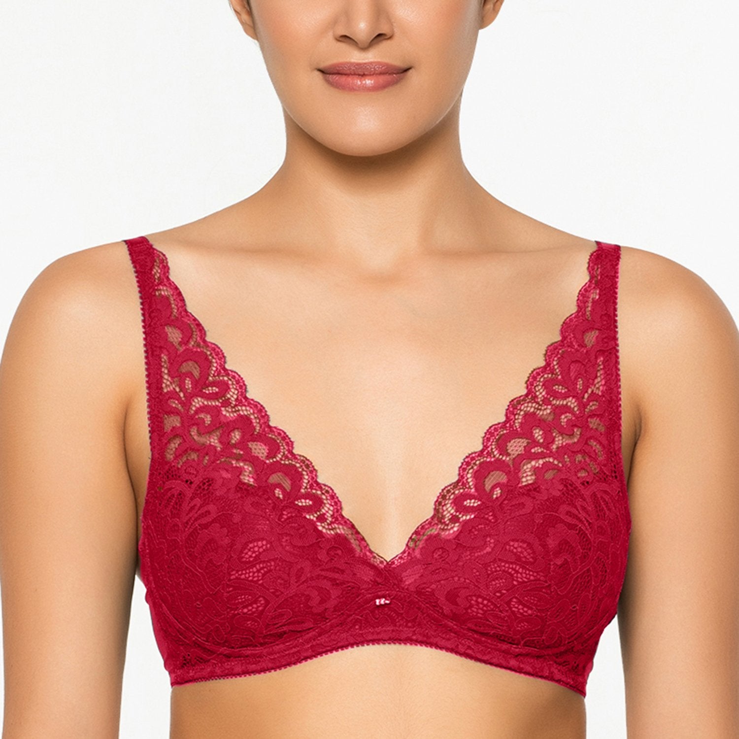 WACOAL-IAT155 MYSTIQUE LACY PADDED NON WIRE BRA