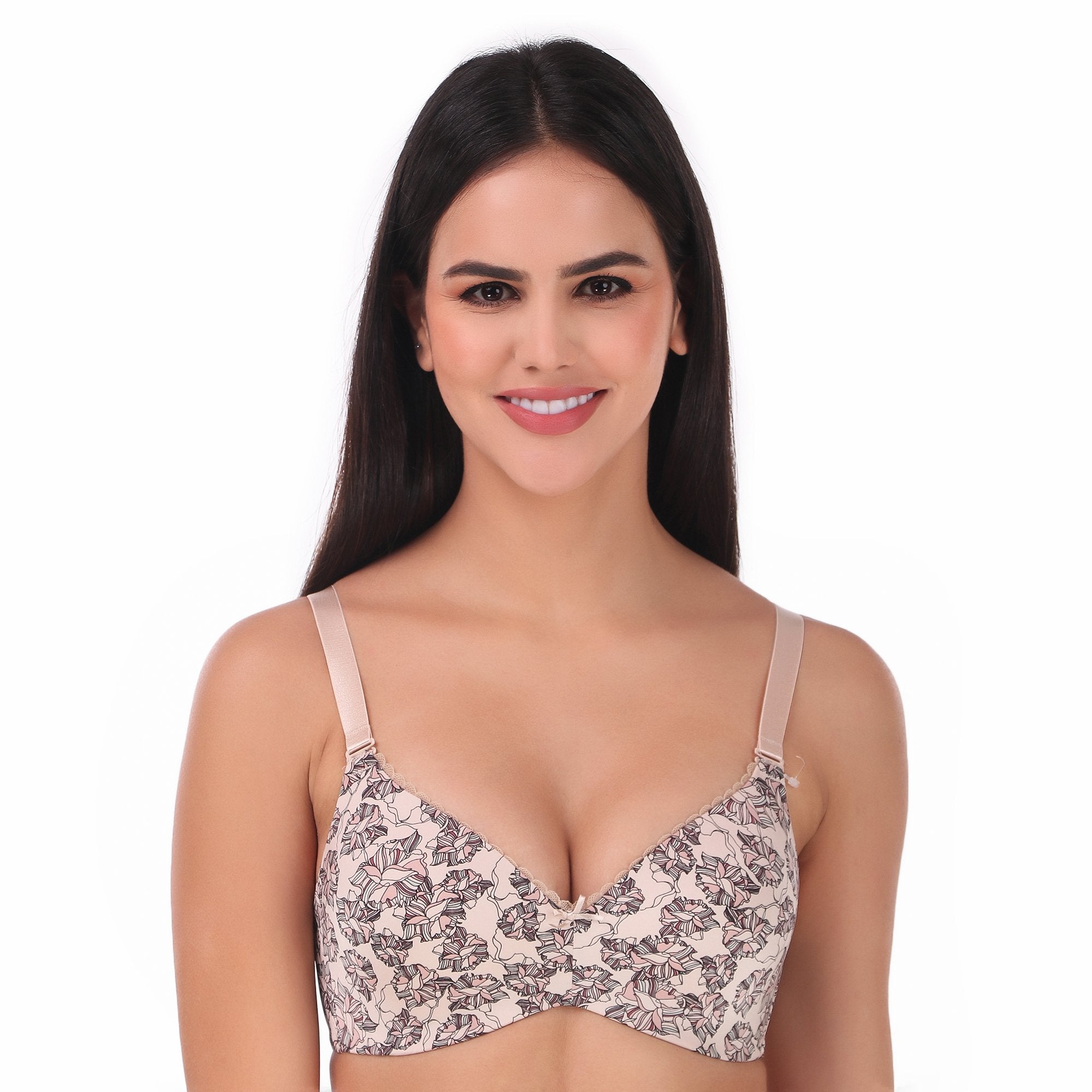 Triumph Padded Wired Full Coverage T-Shirt Bra - New Beige