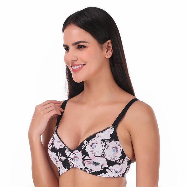 Women T-Shirt Lightly Padded Bra