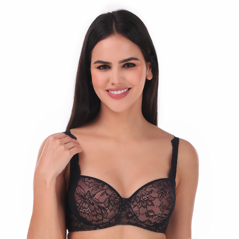 TRIUMPH-123I281 T-Shirt Bra,Satin Edge Padded Wired Bra