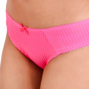 AXTZH-XBRA031 Pink Light push up bra & bikini cut panty set