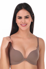 AXTZH-XBRADK6318 Tortilla Padded Front Open Plunge Bra
