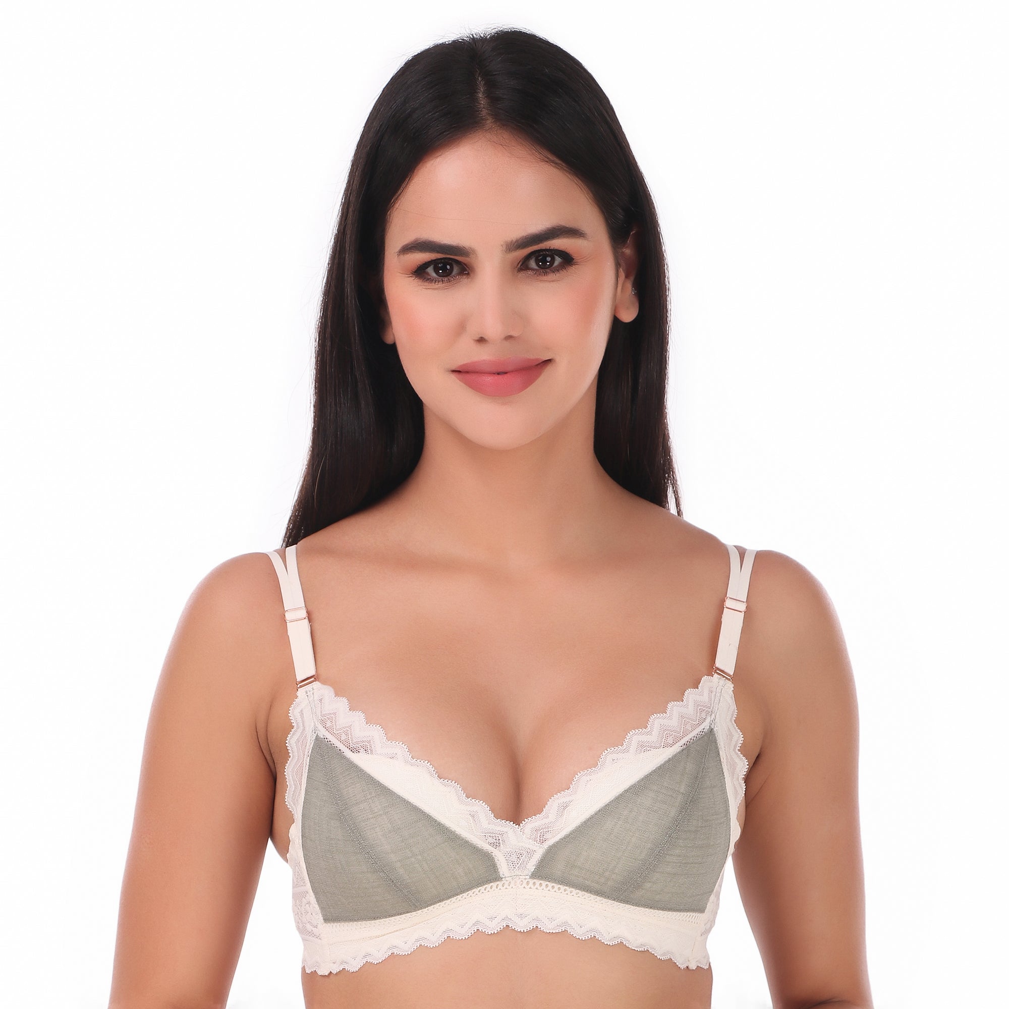 Trendy Fit Stretch Cotton Beginners Bra With Antimicrobial Finish