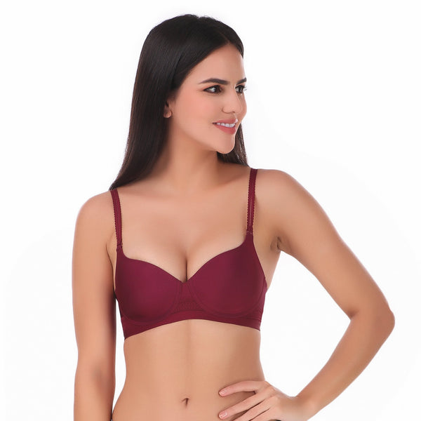 TRIUMPH-110I584 Padded Wireless Seamless Silhoutte T-shirt Bra