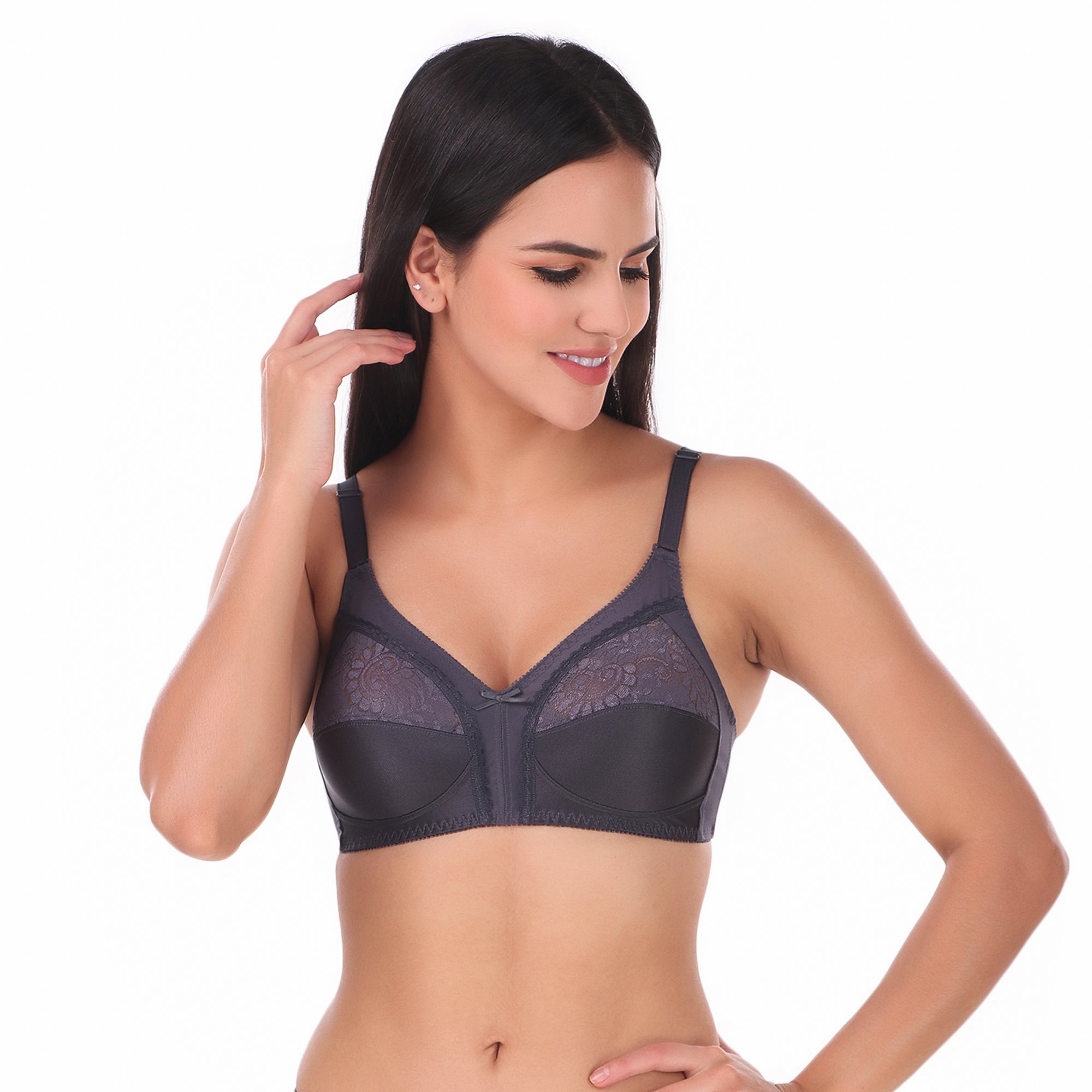 Replio Women 2 Piece Seamless Lingerie Set Full Coverage Everyday Padded Bra  and Panty Sets Crop Tank Top Two Piece Push Up, K37-grey, Large :  : Clothing, Shoes & Accessories