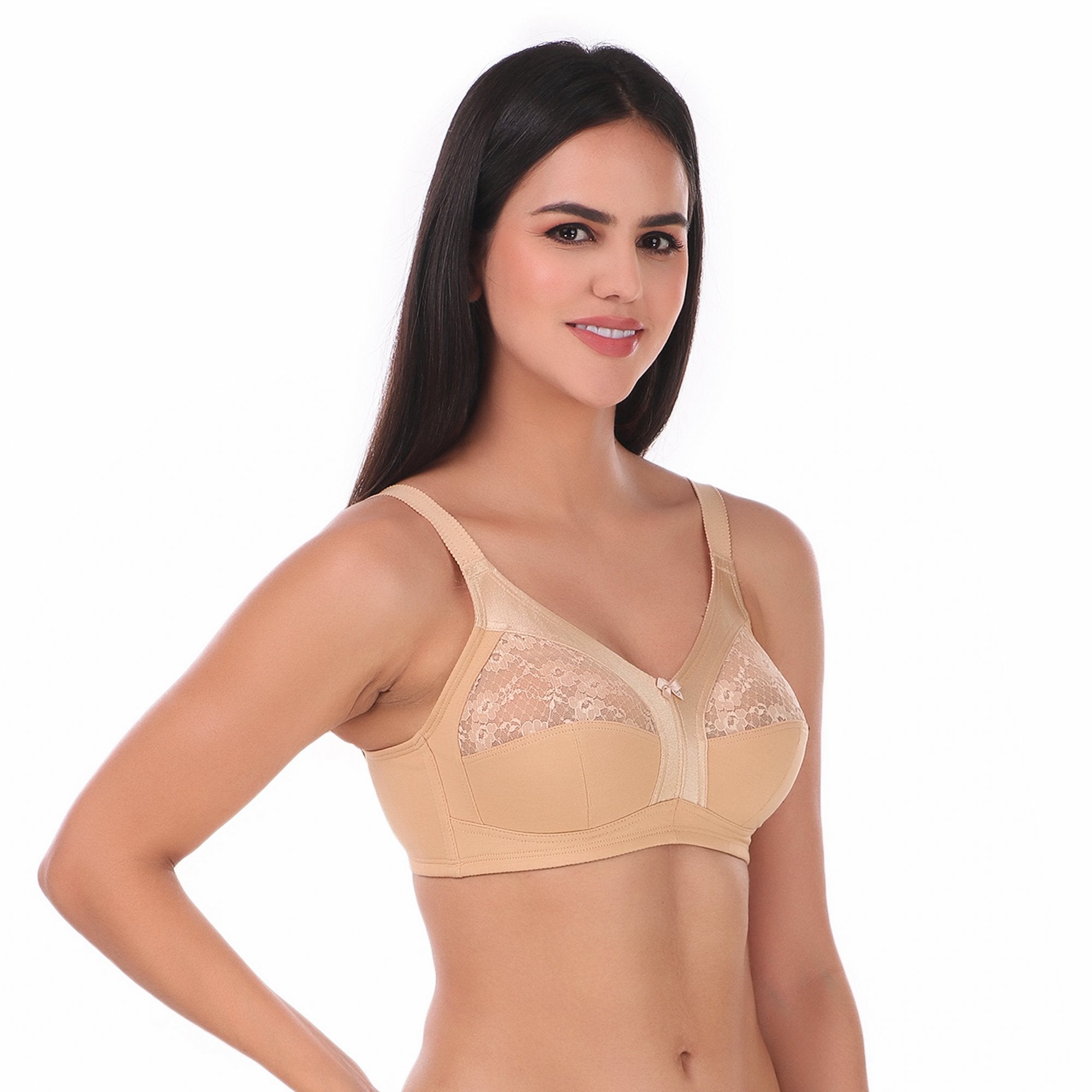 Buy Enamor A014 Super Contouring M-frame Full Support Fab-Cool Cotton Bra  for Women- Full Coverage, Non Padded and Wirefree Online at Best Prices in  India - JioMart.