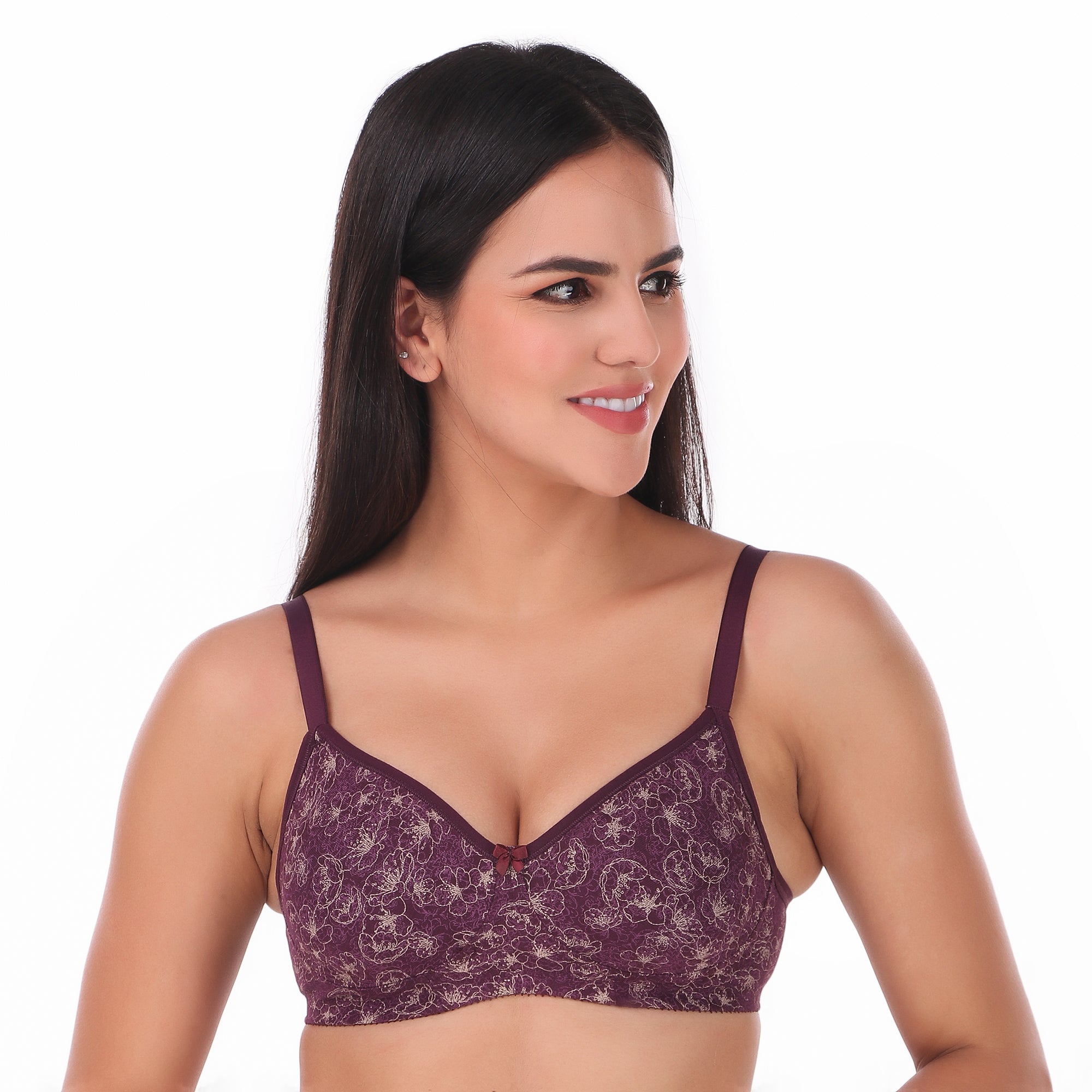 Enamor-A074 Side Support Shaper Classics Bra - Non-Padded Wirefree High Coverage