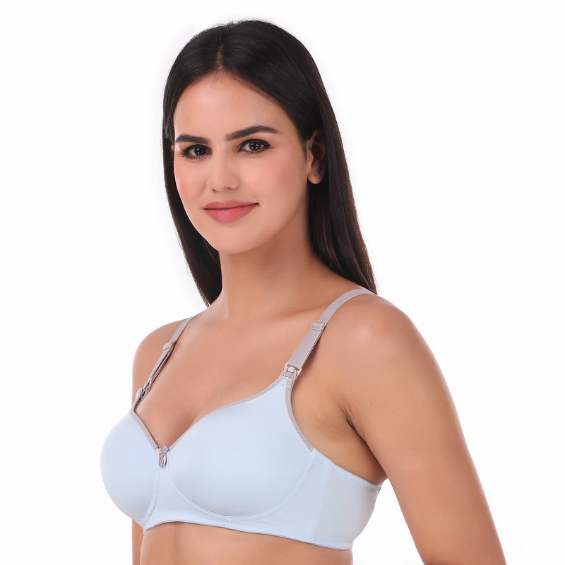 TRIUMPH-110I498 Wireless Full Coverage Comfortable Thin Padded Maternity Nursing Bra -B5