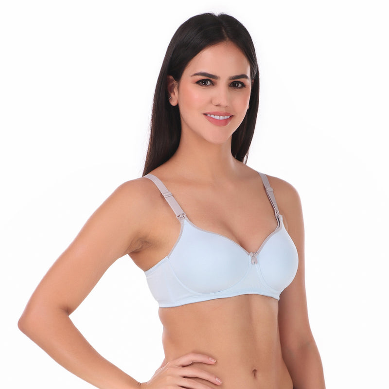 TRIUMPH-110I498 Wireless Full Coverage Comfortable Thin Padded Maternity Nursing Bra -B5