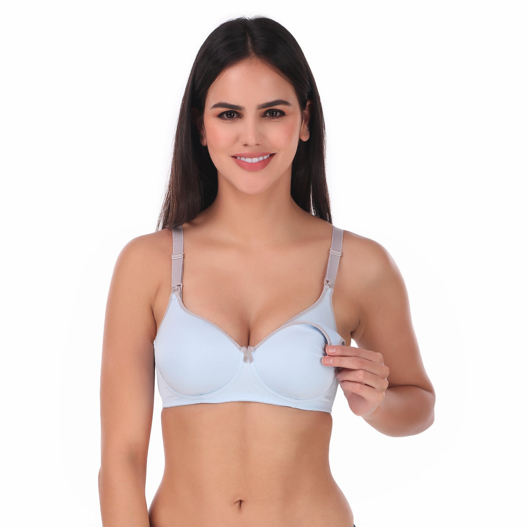 TRIUMPH-110I498 Wireless Full Coverage Comfortable Thin Padded Maternity Nursing Bra -B5