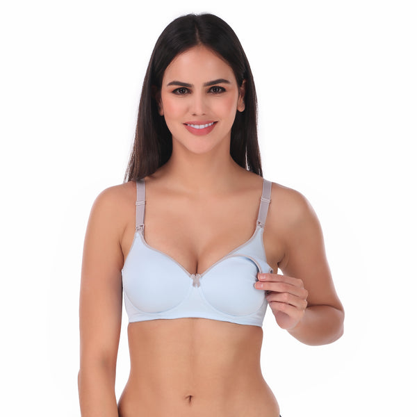 TRIUMPH-110I498 Wireless Full Coverage Comfortable Thin Padded Maternity Nursing Bra -B5
