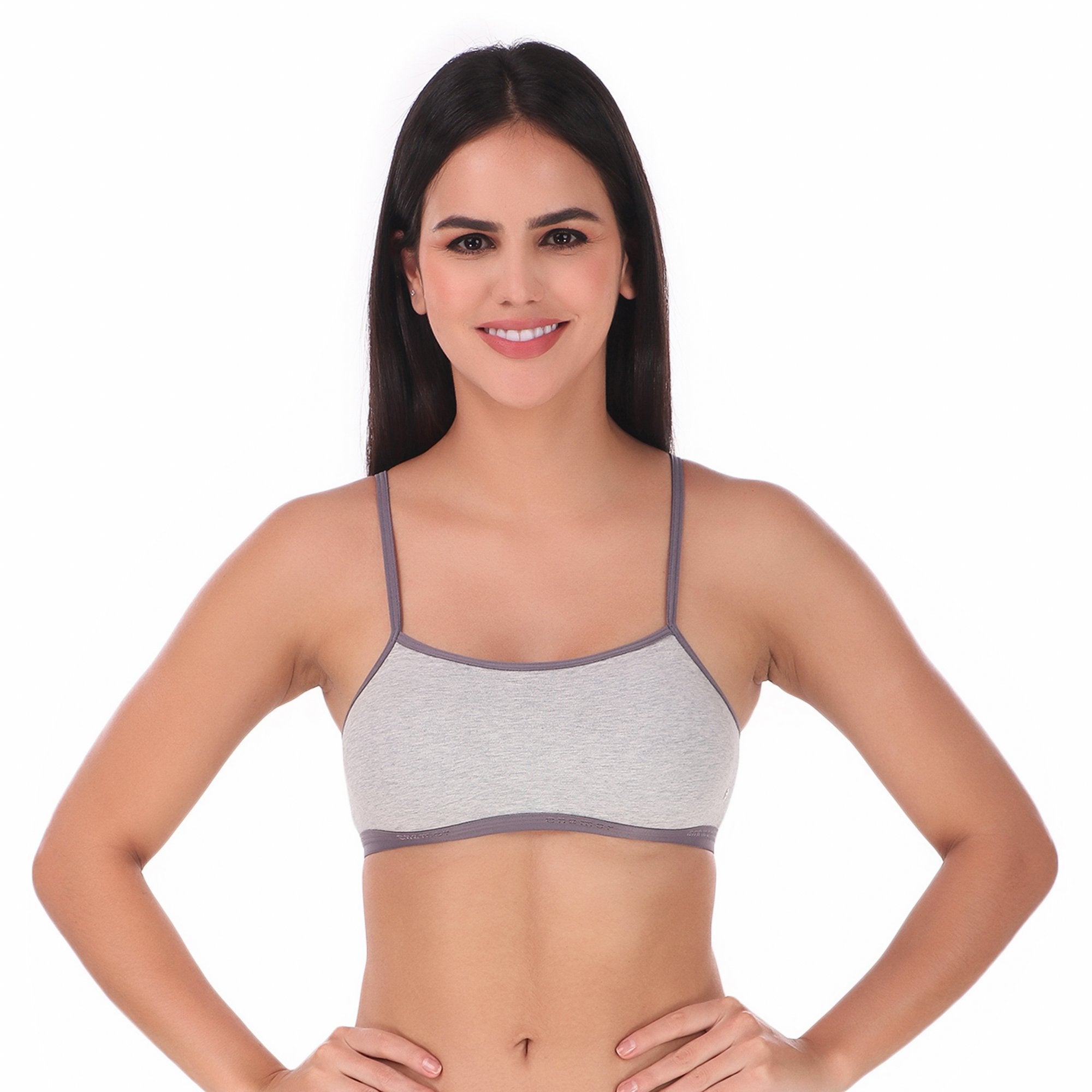 Enamor Sporty Fit Stretch Cotton Beginners Bra For Womens With  Antimicrobial Finish-Non Padded, Wirefree 
