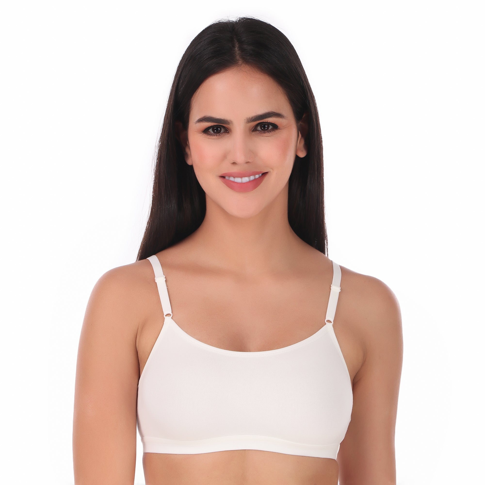 TRIUMPH-300I357 Beginner Bra Everyday Wireless Non Padded Full Coverage Support Cotton Bra