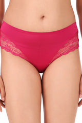 TRIUMPH-756I289 Women Hipster White Panty -SM