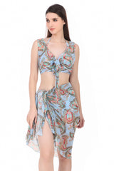 Azure Serenity 3-Piece Beachwear Set AXTZH-XSWIM3PSDK89025