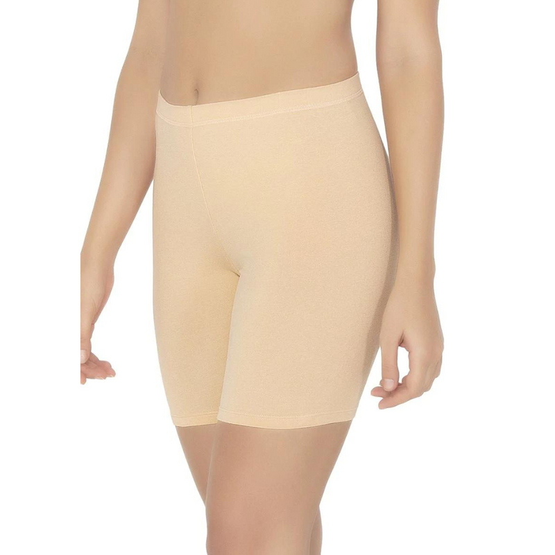 Nude AMANTE LIN76901 Smooth Mid-thigh Cotton Shortie Liner