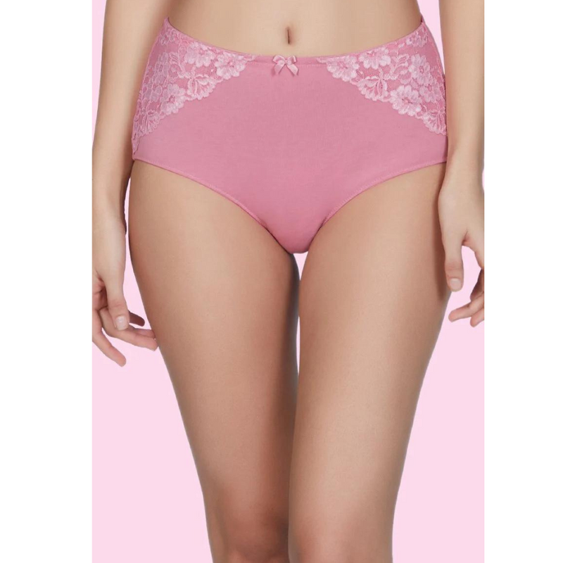 AMANTE PAN75201 Wild Rose Cotton Lace Full Brief