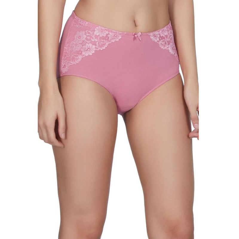 AMANTE PAN75201 Wild Rose Cotton Lace Full Brief