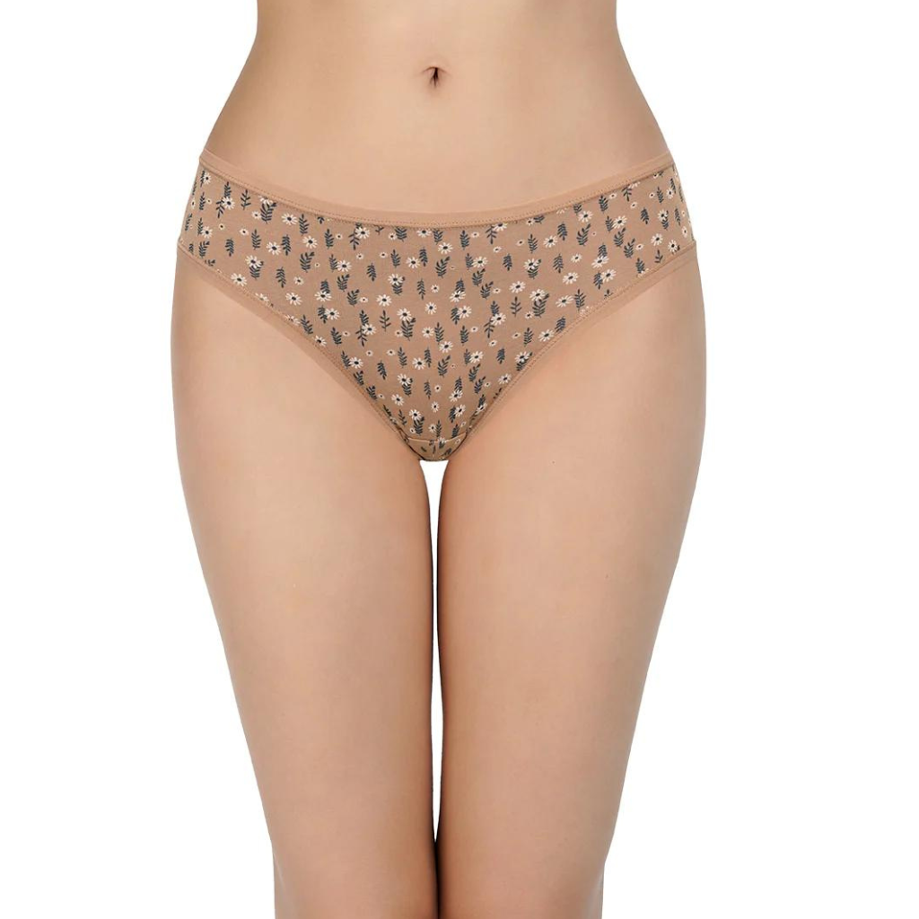 AMANTE PPK33102 Print Low Rise Bikini Panties (Pack of 3)
