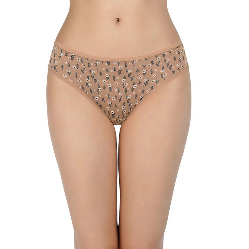 AMANTE PPK33102 Print Low Rise Bikini Panties (Pack of 3)