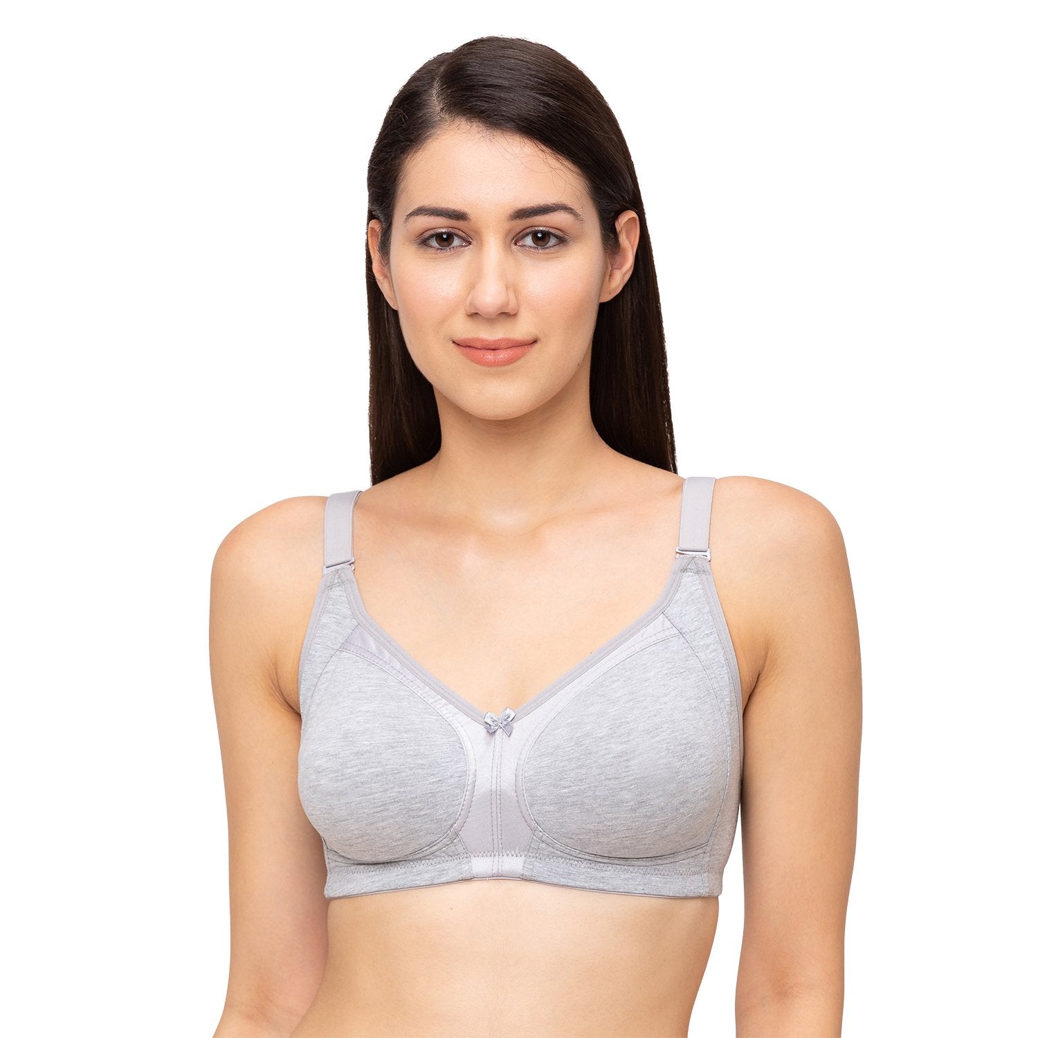 Buy Juliet Mold Padded Non Wired Plain Nylon Spandex Support Bra