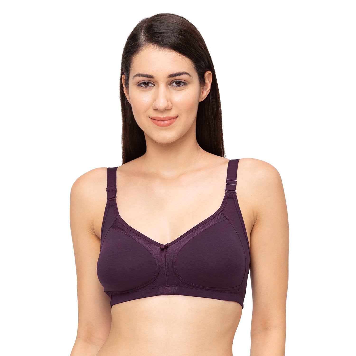Cotton Casual Lightly Padded Non-Wired Full Coverage T-Shirt Bra