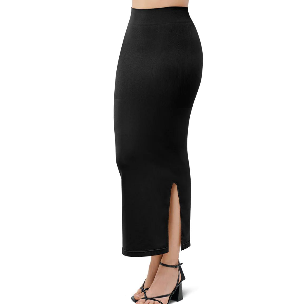AMANTE SHW82601 Black Saree Shapewear