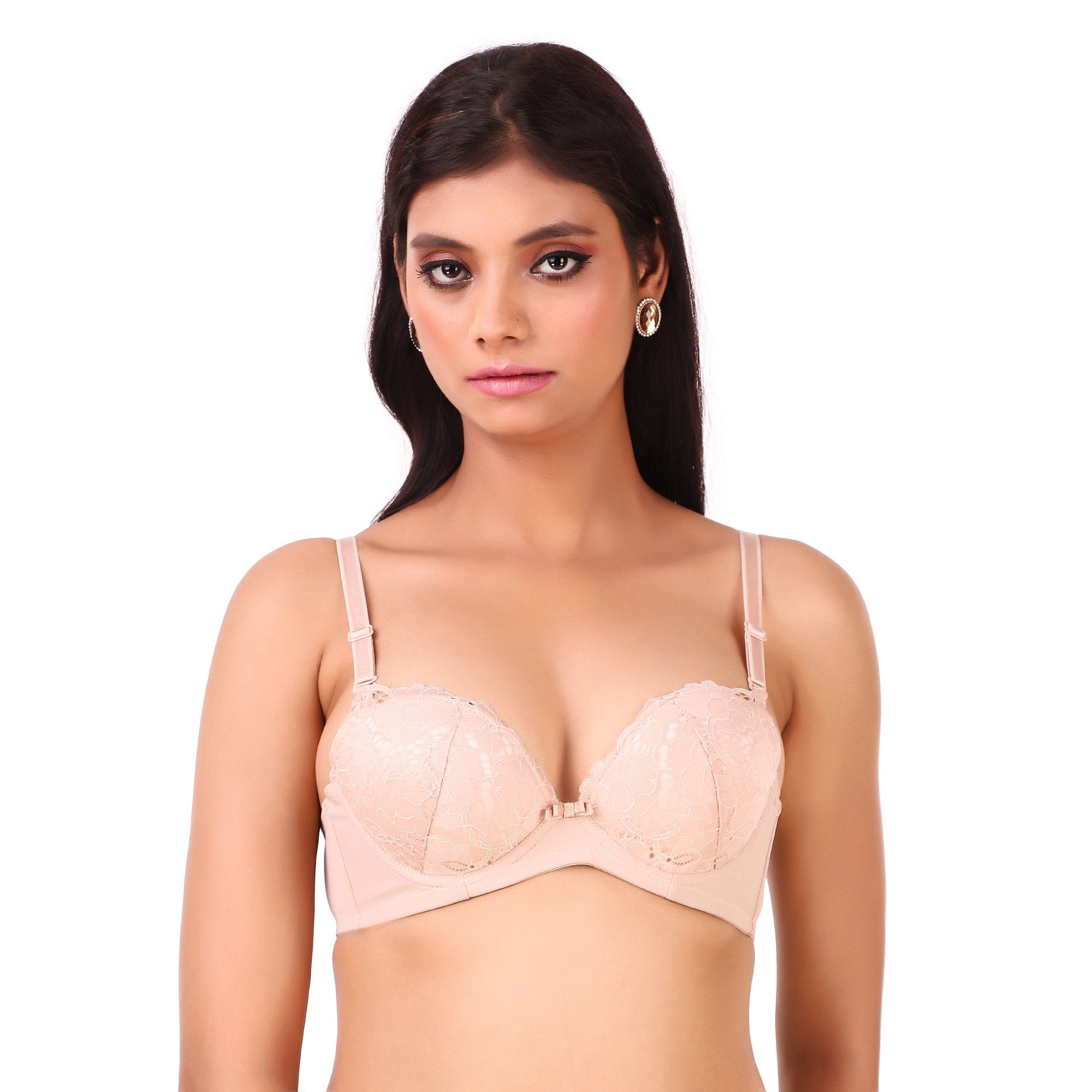 Buy Enamor F043 Padded Wired Perfect Plunge Push-Up Bra